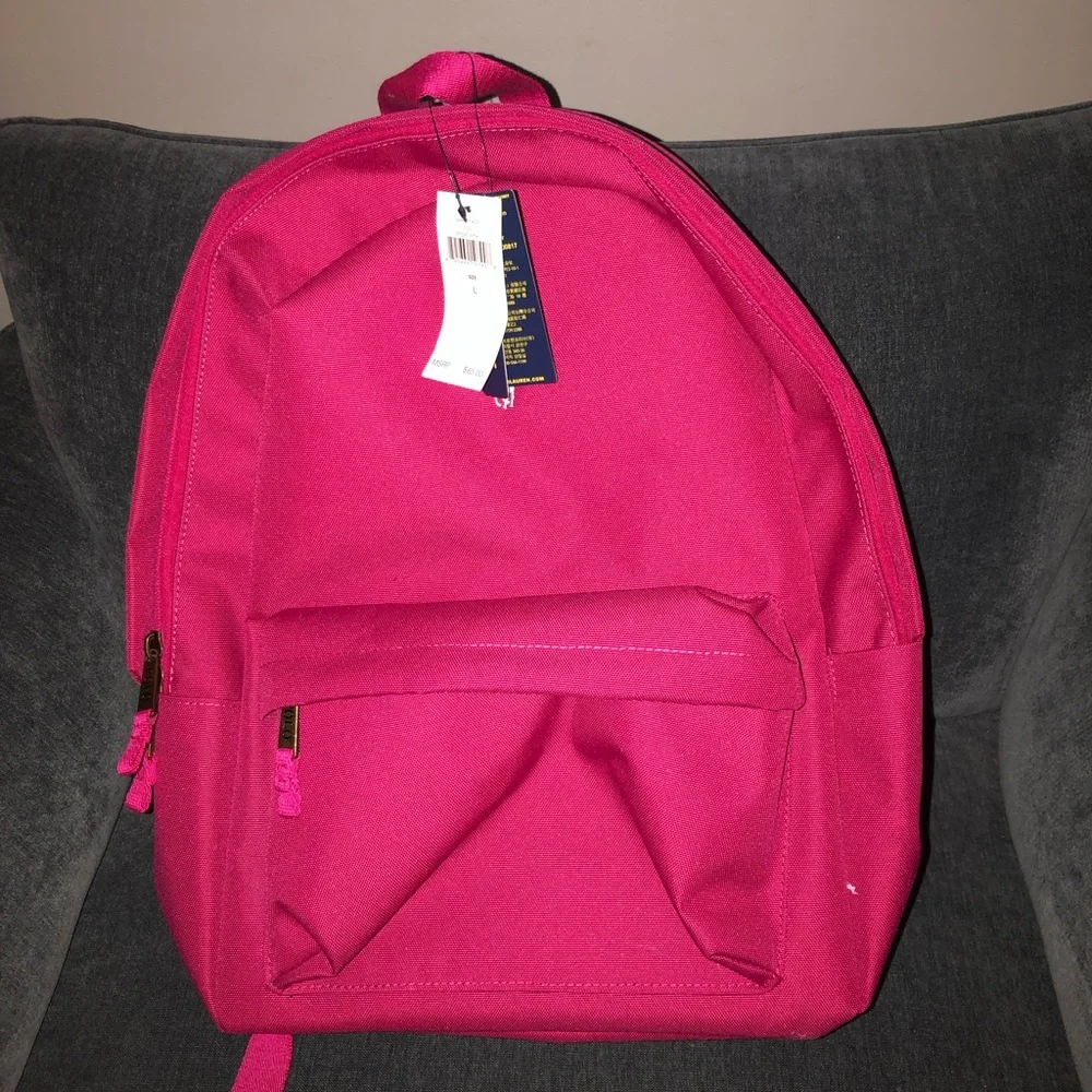 Polo by Ralph Lauren Fuchsia Backpack - Picture 2 of 3